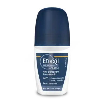 Etiaxil Men Déodorant Anti-transpirant Contrôle 48h Roll-on/50ml