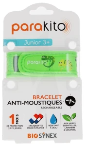 Parakito Junior 1 Bracelet Rechargeable Anti-moustique Caméléon B/2