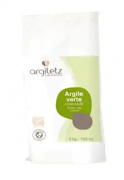 Argiletz Argile Verte Concassée Poudre 3kg