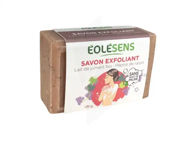 Eolesens Savon Lait De Jument Pépins De Raisin 100g