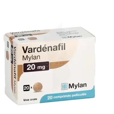 Vardenafil Viatris 20 Mg, Comprimé Pelliculé à CHENÔVE