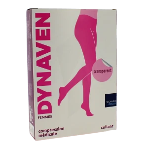 Sigvaris Dynaven Transparent Collant Classe 2 Femme Beige Clair Normal Xl