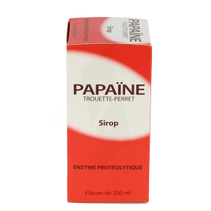Papaine Trouette Perret Sirop Digestion Ballonnements Fl/200ml