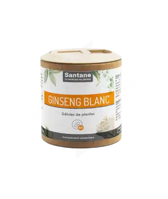 Santane Ginseng Blanc Gélules De Poudre De Plantes 280mg B/60 à SAINT-MEDARD-EN-JALLES