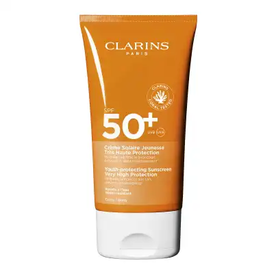 Clarins Suncare Crème Solaire Jeunesse Très Haute Protection Spf 50+ Protection Solaire Corps Uva/uvb 50+ 150ml à La Lande-de-Fronsac