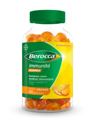 Berocca Immunité Gommes Orange B/60 à TOUCY