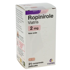 Ropinirole Viatris 2 Mg, Comprimé Pelliculé