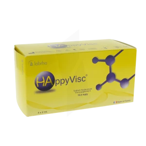 Happyvisc Solution Injectable 3 Seringues/2,2ml