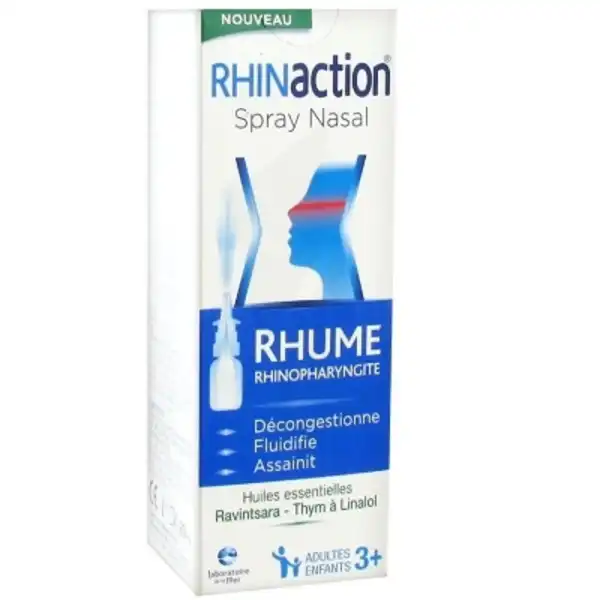 Rhinaction Solution Nasale Rhume Rhinopharyngite Spray/20ml