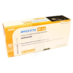 Amgevita 80 Mg, Solution Injectable En Seringue Préremplie (0,8 Ml)