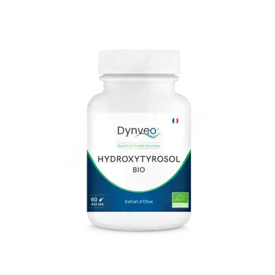 Dynveo Hydroxytyrosol Extrait D'olive Bio 400 Mg 60 Gélules à VITRE