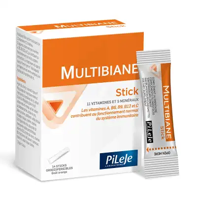 Pileje Multibiane Stick 14 Sticks Orodispersibles à SEYNOD