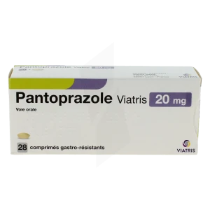 Pantoprazole Viatris 20 Mg, Comprimé Gastro-résistant
