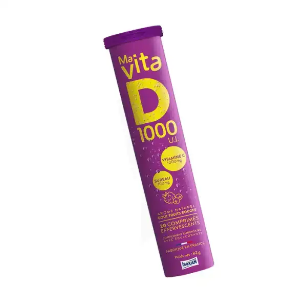 Isoxan Ma Vita D 1000 Ui Cpr Eff Fruits Rouges T/20