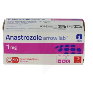 Anastrozole Arrow Lab 1 Mg, Comprimé Pelliculé