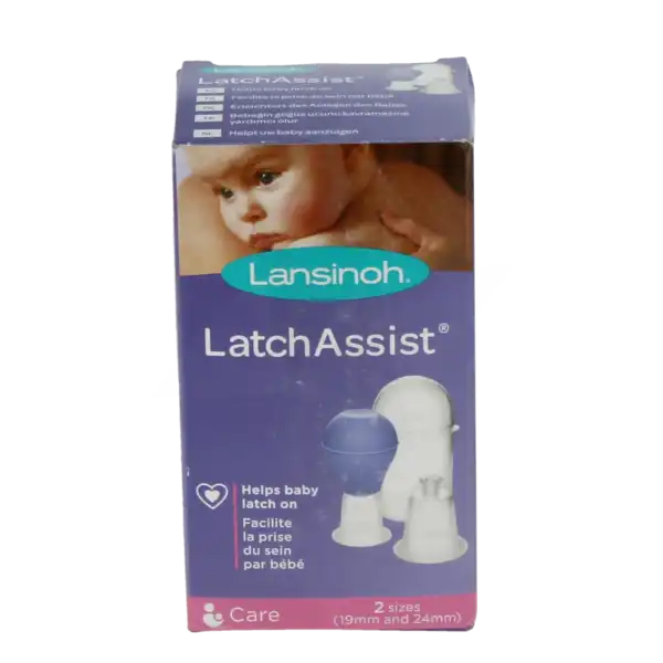 Lansinoh Latch Assist Appareil Type Ventouse Mamelon Plat