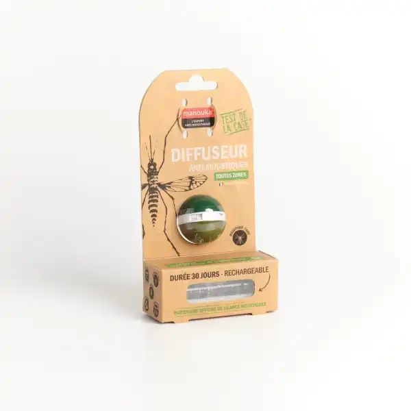 Manouka Boule Anti-moustiques Diffuseur Vert