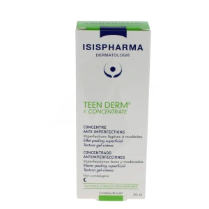 Teen Derm K Concentrate Gel Crème Concentré Anti-imperfections T/30ml