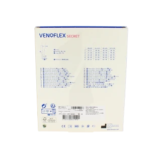 Venoflex Secret 3 Bas Cuisse Femme Noir Taille 2n