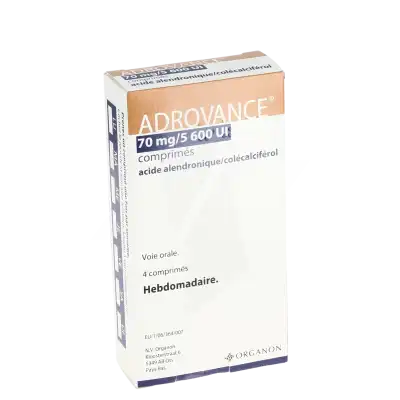 ADROVANCE 70 mg/5600 UI, comprimé