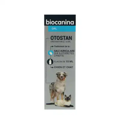 Biocanina Otostan Solution Auriculaire Fl/10ml à Bassens