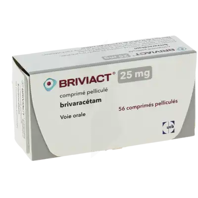 Briviact 25 Mg, Comprimé Pelliculé à SAINT-PRIEST