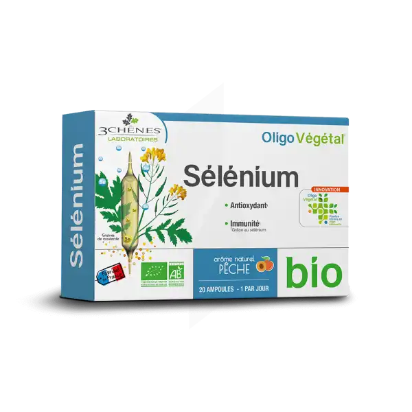 Oligovégétal Sélénium Solution Buvable Bio 20 Ampoules/10ml