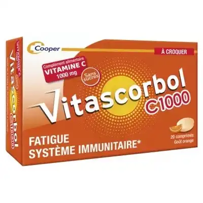 Vitascorbol C 1000 Cpr à Croquer B/20