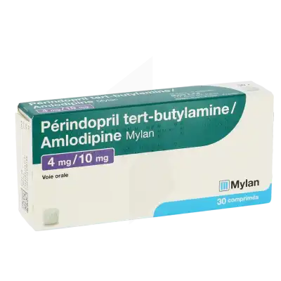 Perindopril Tert-butylamine/amlodipine Viatris 4 Mg/10 Mg, Comprimé à CHAMPAGNOLE
