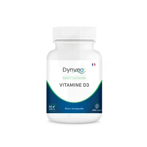 Dynveo Vitamine D3 Végétale Vegan 1000 Ui 60 Gélules