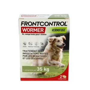Frontcontrol Wormer Xl Comprimés Chien B/2