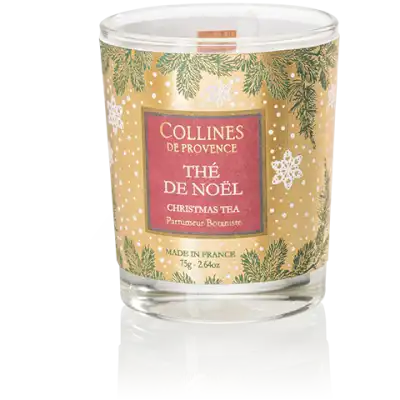 Collines De Provence Bougie Parfumée Thé De Noël 75g à VILLENAVE D'ORNON