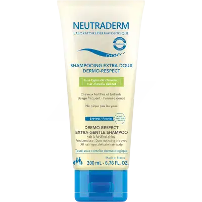 Neutraderm Shampooing Extra Doux Dermo-respect T/200ml à BOUC-BEL-AIR