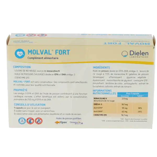 Dielen Molval Fort 90 Capsules