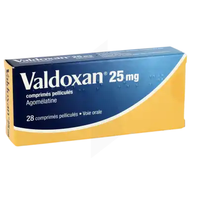 Valdoxan 25 Mg, Comprimé Pelliculé à Paris