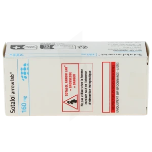 Sotalol Arrow Lab 160 Mg, Comprimé Sécable