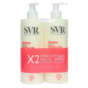 Svr Topialyse Crème Nourrissante Apaisante 48h 2fl Pompe/400ml à PARIS