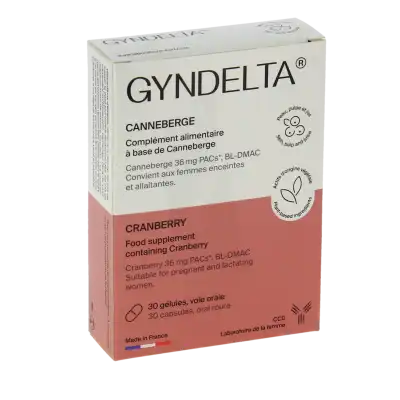 Gyndelta Confort Urinaire 1 Mois Gélules B/30 à MARSEILLE