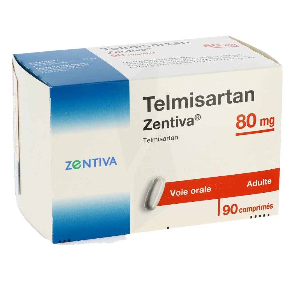 Telmisartan Zentiva 80 Mg, Comprimé