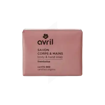 Avril Savon Corps & Mains Framboise Bio 100g