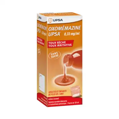 Oxomemazine Upsa 0,33 Mg/ml Sans Sucre, Solution Buvable édulcorée à L'acésulfame Potassique à Bergerac
