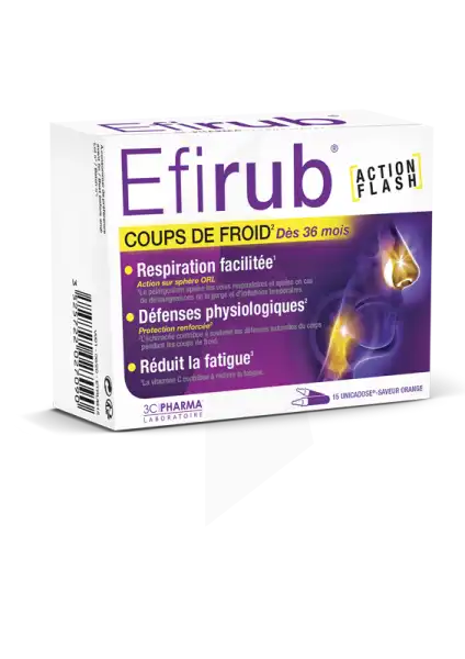 Efirub Solution Buvable Coups De Froid 15 Unicadoses/10ml