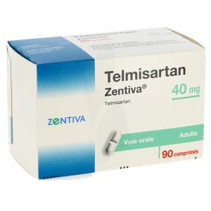 Telmisartan Zentiva 40 Mg, Comprimé