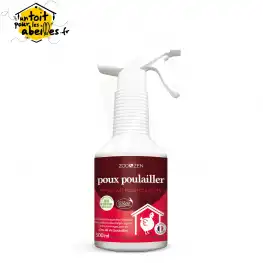 Béliflor Zen & Zoo Basse Cour Antiparasitaires Habitat Spray Anti-Poux Bio 500ml