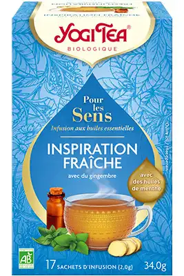 Yogi Tea Tisane Inspiration Fraîche Bio 17 Sachets/2g à ANDERNOS-LES-BAINS
