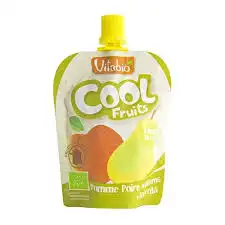 VITABIO COOL FRUITS Compote pomme poire Gourde/90g