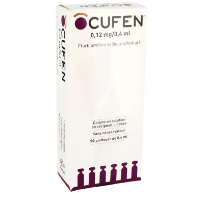 Ocufen 0,12 Mg/ 0,4 Ml, Collyre En Récipient Unidose à Paris