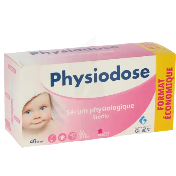 Physiodose Solution Sérum Physiologique 40unidoses/5ml