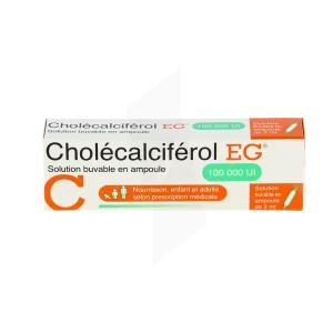Cholecalciferol Eg 100 000 Ui, Solution Buvable En Ampoule