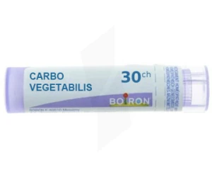 Boiron Carbo Vegetabilis 30ch Granules Tube De 4g